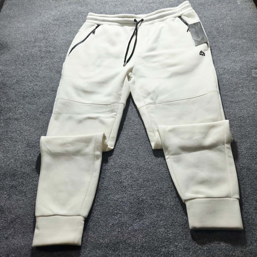 RBX Active Fleece Sweatpants Size XL White Joggers